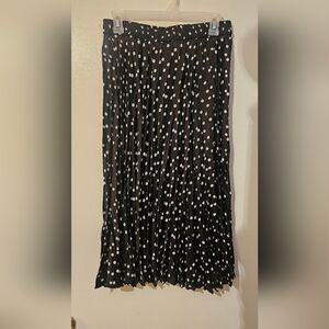 Black and White Polka Dot Skirt
